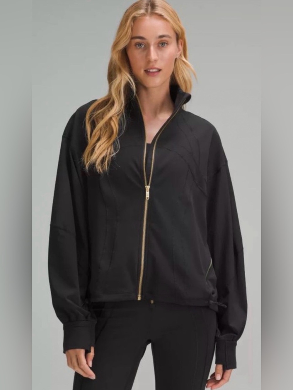 Lululemon Define Relaxed Fit Jacket -Black with Gold-Tone Zippers